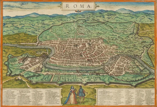 Rzym ("Roma"), Georg Braun i Franz Hogenberg