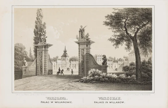 Warszawa. Pałac w Wilanowie, C. A. Mann