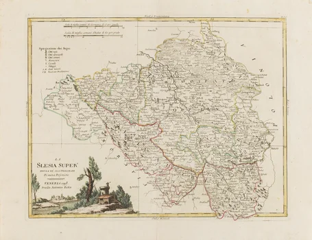 Mapa Śląska, Antonio Zatta