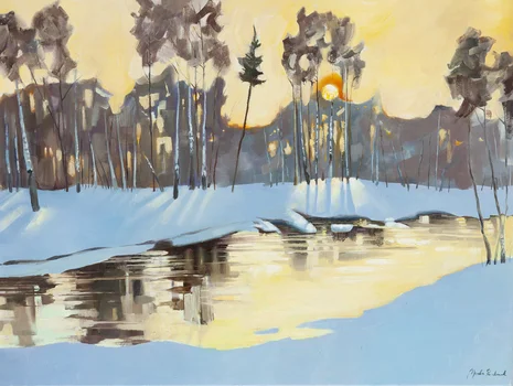 "Winter River", Monika Parobczak