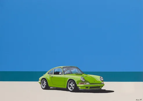 "Green Python II", Hugo Giza