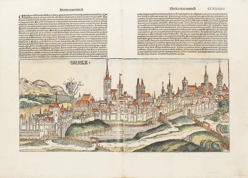 Widok Wrocławia ("Bressla"), Hartmann Schedel