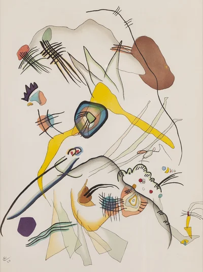 "Kompozycja" ("Promenada"), Wassily Kandinsky