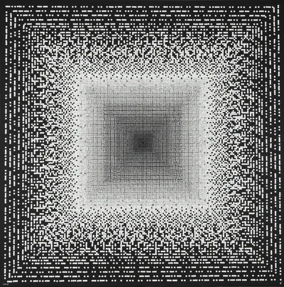 "Żywioł trzeci - ogień nieskończony (a. Morse'a, counterclockwise)", Ryszard Rabsztyn