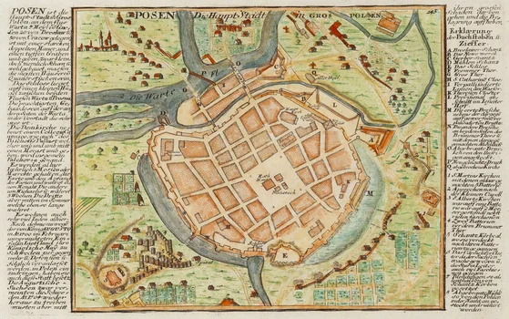 Poznań. Plan miasta, Gabriel Bodenehr