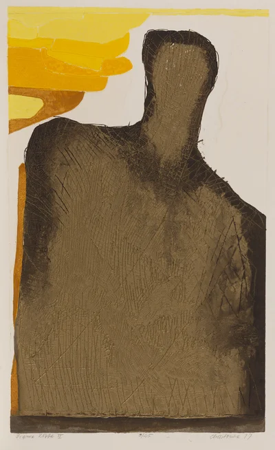 "Figura złota II", Halina Chrostowska