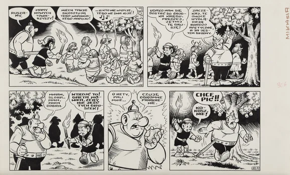 "Kajko i Kokosz. Skarby Mirmiła", plansza nr 30A, Janusz Christa