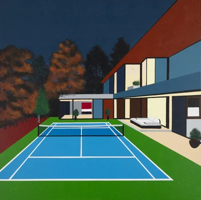 "The tennis player's villa", Jean-Claude Plewniak