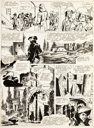 "Kawaler de Lagardere", plansza nr 8, Tadeusz Raczkiewicz