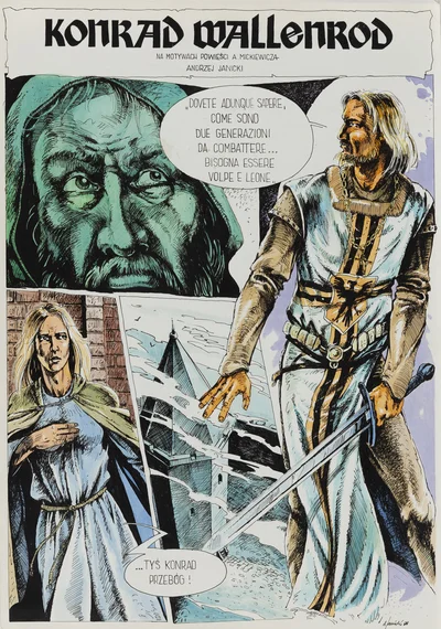 "Konrad Wallenrod", plansza początkowa, Andrzej Janicki