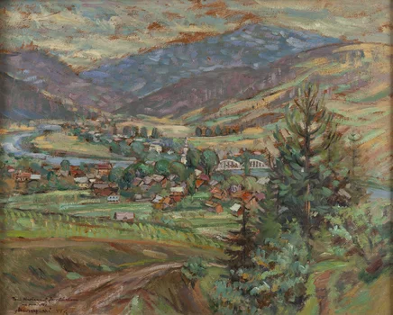 Widok na Krościenko, Adam Marczyński