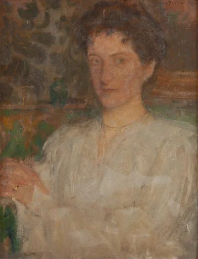 Portret kobiety w białej bluzce, Olga Boznańska