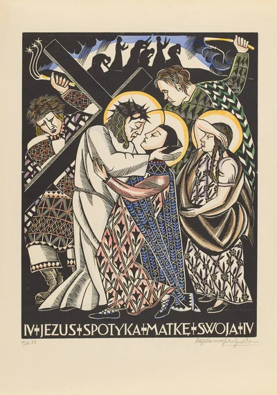 Droga krzyżowa, stacja IV: "Jezus spotyka matkę swoją", Bogna Krasnodębska-Gardowska