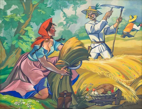 Żniwa, Zofia Stryjeńska