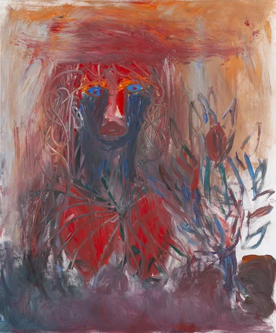 "Łąka w czerwieni", Olga Dmowska