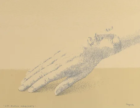 "Les Bijoux Indiscrets" ("Niedyskretne klejnoty"), René Magritte