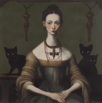 "Dama z kotami", Magdalena Tomczewska