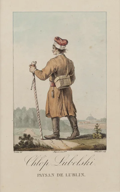 "Chłop lubelski", Philibert Louis Debucourt