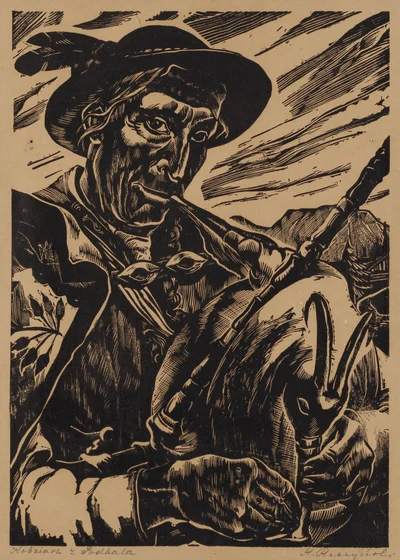 "Kobziarz z Podhala", Stanisław Raczyński