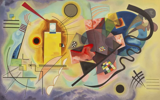 "Żółty - Czerwony - Niebieski", Wassily Kandinsky