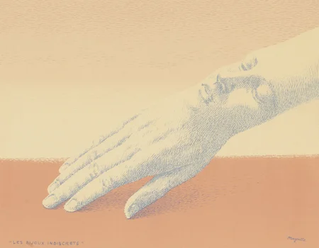 "Les Bijoux Indiscrets" ("Niedyskretne klejnoty"), René Magritte