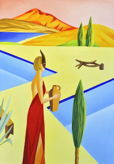 "Pools with figure", Kinga Nowak