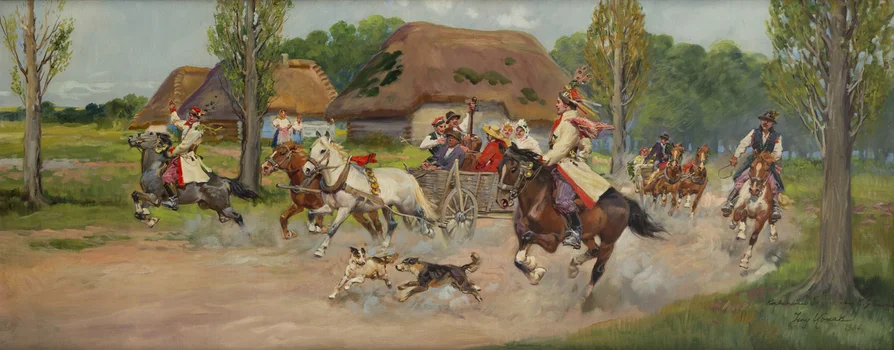 Wesele krakowskie, Jerzy Kossak