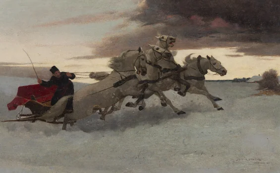 Zimowa przejażdżka, Stanisław Ksawery Szykier