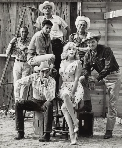 Marilyn Monroe, Clark Gable, Montgomery Clift, Eli Wallach i Arthur Miller, Elliott Erwitt