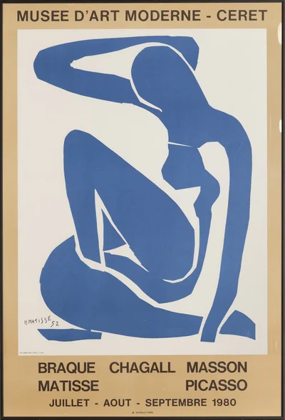 "Nu Bleu I", Henri Matisse