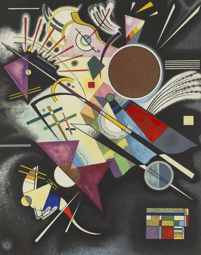 "Accompagnement en noir", Wassily Kandinsky
