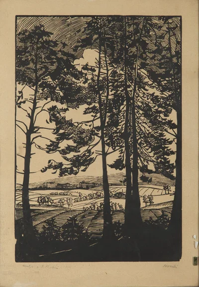 "Motyw z G. Śląska", Wilhelm Wilk-Ossecki