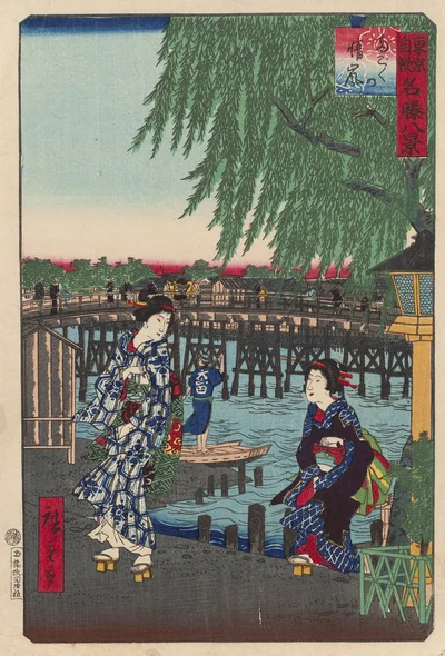 Mgła, Utagawa Hiroshige III