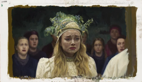 "Chłopi", kadr malarski z filmu, numer CH1032, Vitalina Forostovets