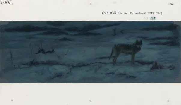 "Chłopi", kadr malarski z filmu, numer CH1639, Gintare Maskaliuniene
