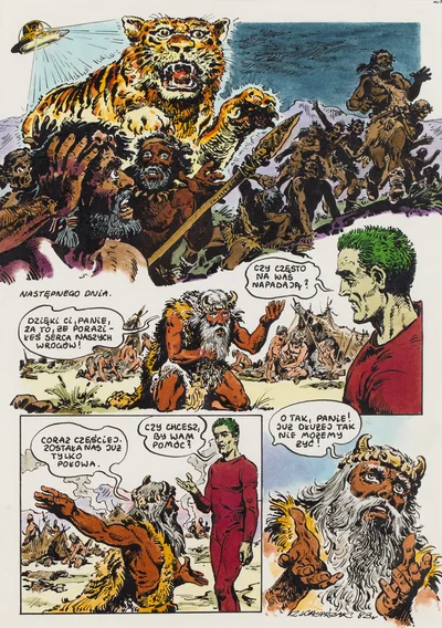 "Bogowie z gwiazdozbioru Aquariusa, część 1", plansza nr 29, Zbigniew Kasprzak