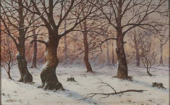 Las zimą, Józef Guranowski