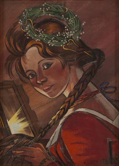 Dziewczyna z wiankiem, Zofia Stryjeńska