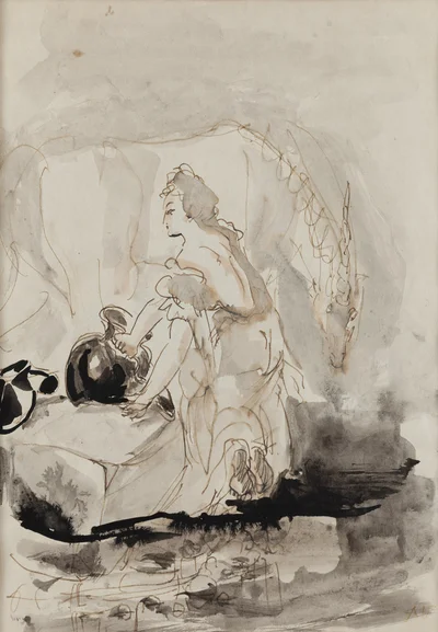 Scena z jednorożcem, Antoni Uniechowski