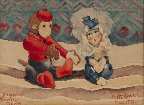Małpka z lalką, Czesław Mystkowski