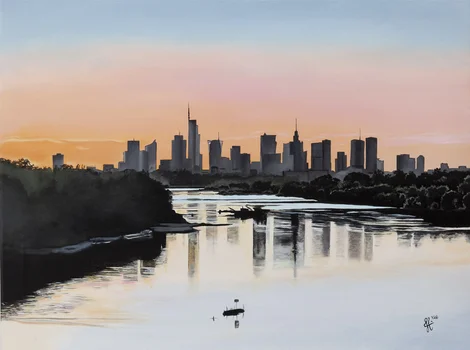 "Niebo nad Warszawą (X)", Joanna Abra