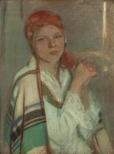 Portret góralki, Stanisław Klimowski