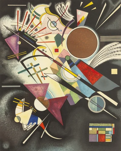 "Accompagnament en noir", Wassily Kandinsky