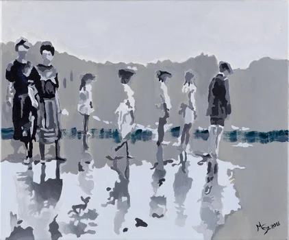 "Spacer po rozlewisku 1917 r.", Magdalena Szyszkowska