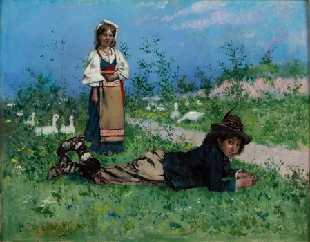 Popołudnie na wsi, Henryk Piątkowski