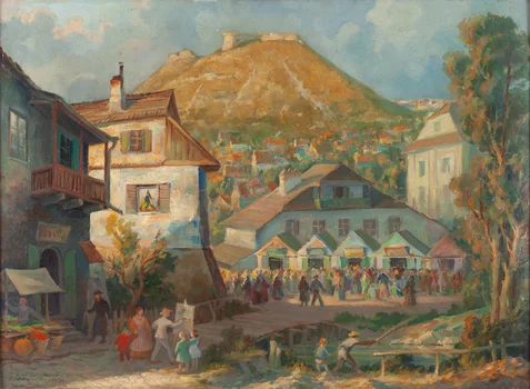 Pejzaż z Krzemieńca, Jerzy Edmund Kaniewski