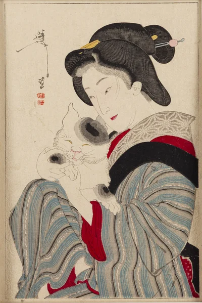 Dama z kotem, Tsukioka Yoshitoshi
