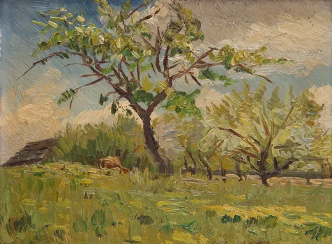 "Jabłonka wiosną", Włodzimierz Nałęcz