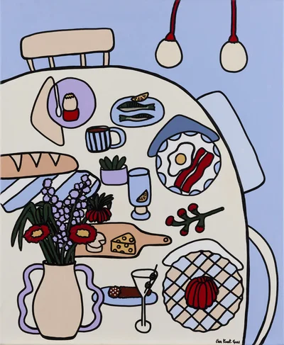"Morning table", Ewa Konstantynowicz-Goss