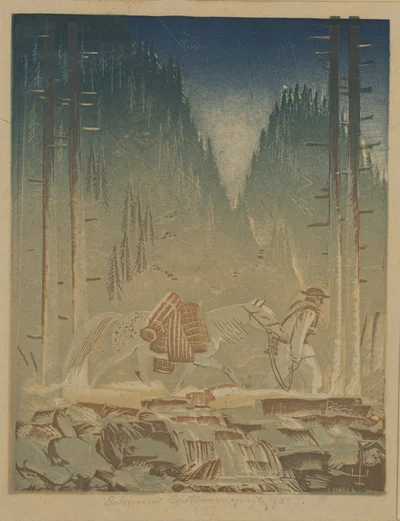 Góral prowadzący konia, Edmund Bartłomiejczyk
